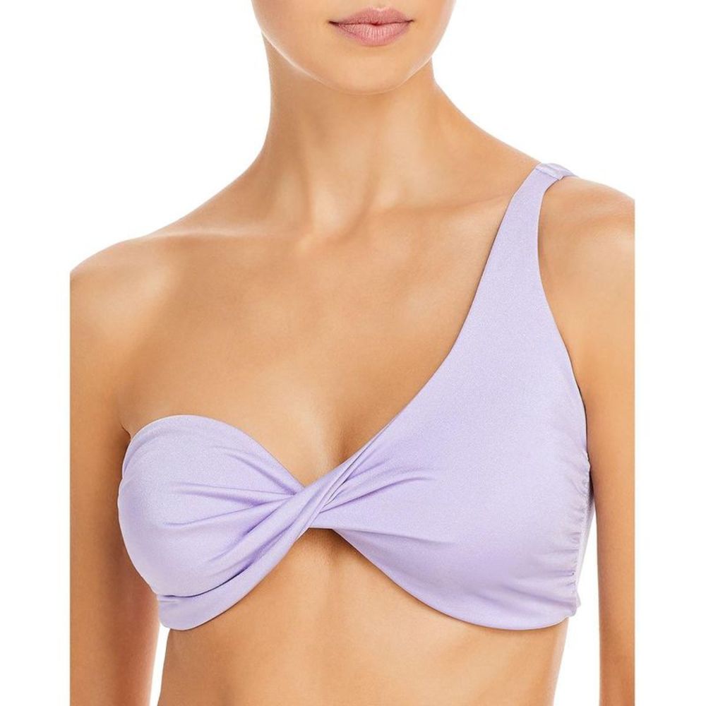 Baobab Collection One-Shoulder Lavender Swim Top